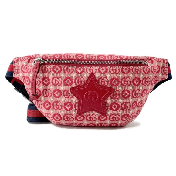 GUCCI Children's Crossbody Bag Canvas Red - Picture 9 of 9